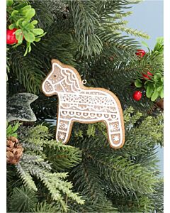 Gisela Graham - Gingerbread 'Lace Iced' Horse
